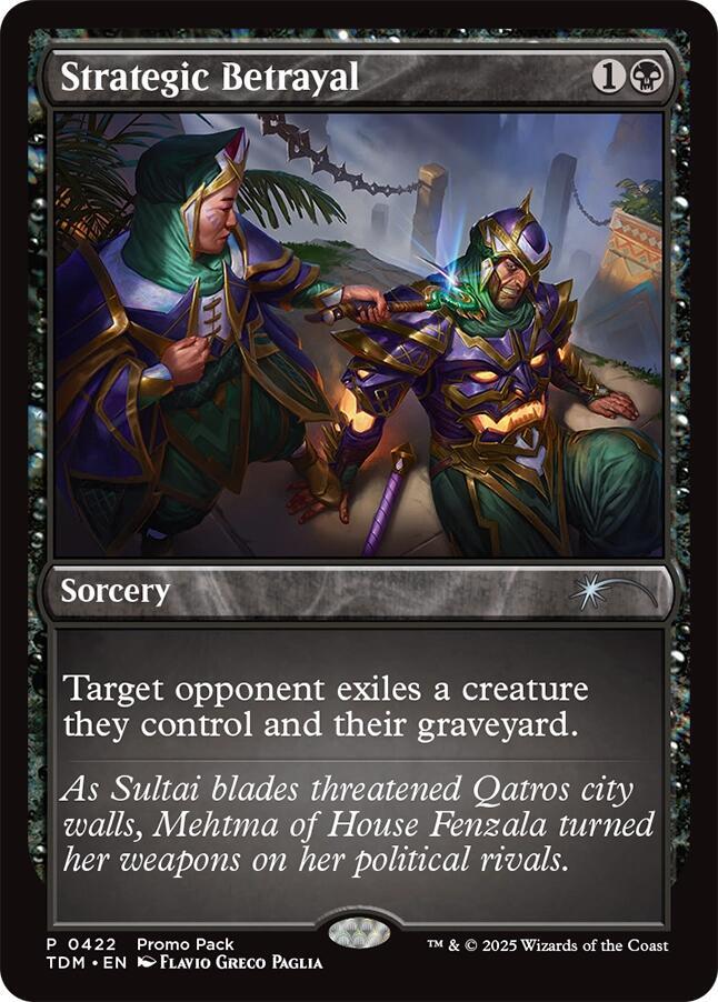 Strategic Betrayal [Promo Pack: Tarkir: Dragonstorm - 422]