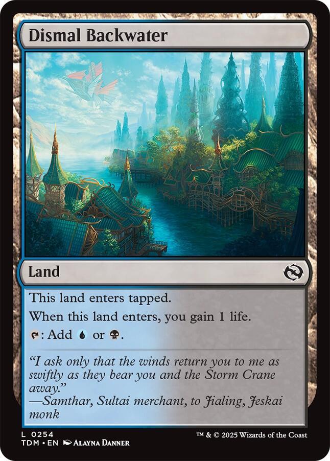 Dismal Backwater [Tarkir: Dragonstorm - 254]
