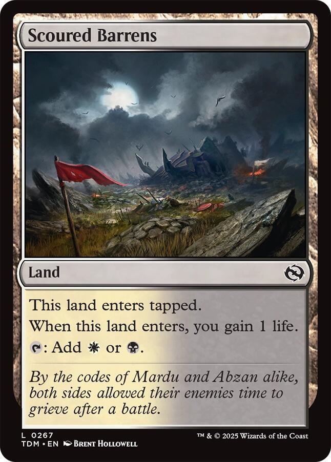 Scoured Barrens [Tarkir: Dragonstorm - 267]