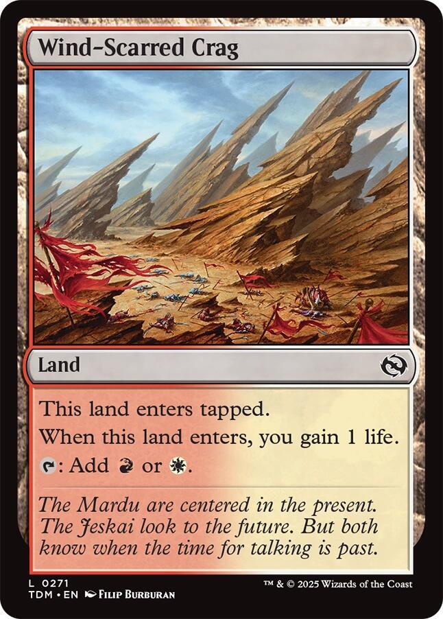 Wind-Scarred Crag [Tarkir: Dragonstorm - 271]