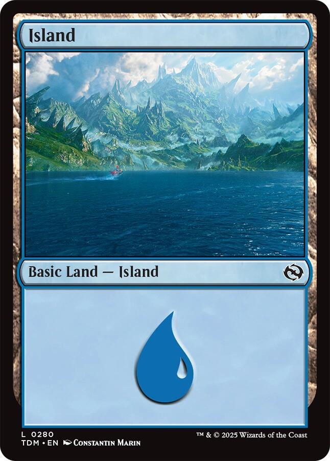Island (0280) [Tarkir: Dragonstorm - 280]
