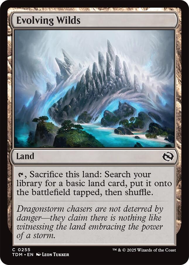 Evolving Wilds [Tarkir: Dragonstorm - 255]