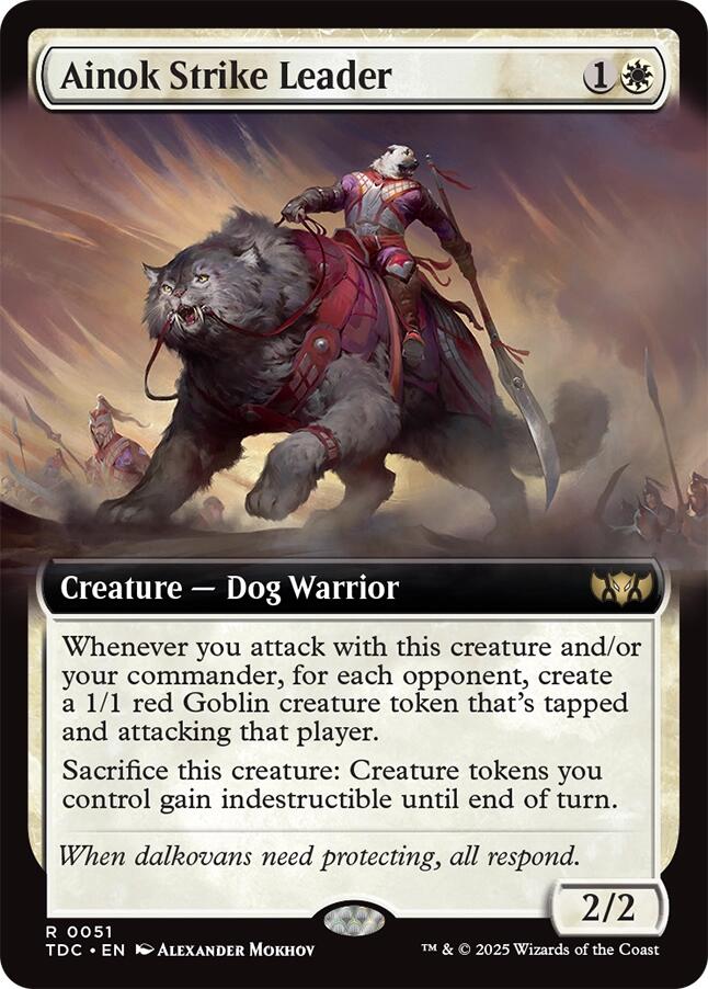 Ainok Strike Leader (Extended Art)