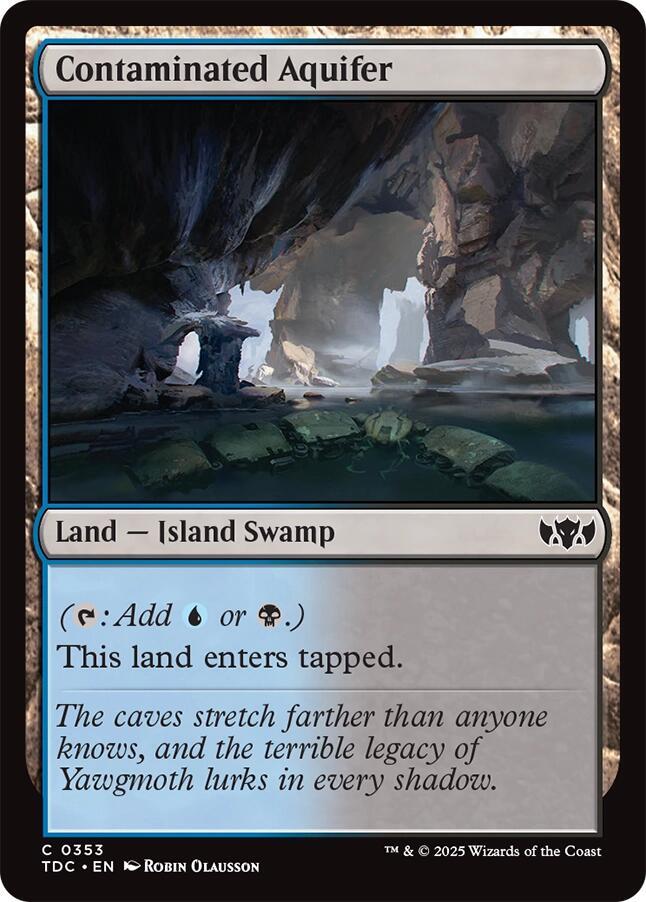 Contaminated Aquifer [Commander: Tarkir: Dragonstorm - 353]