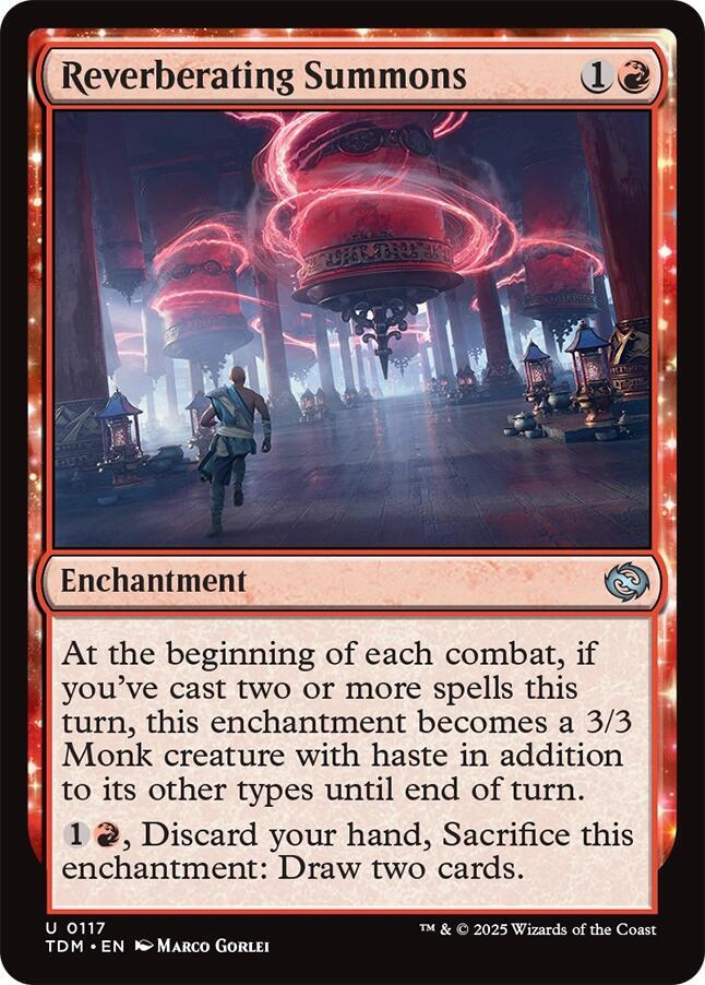 Reverberating Summons [Tarkir: Dragonstorm - 117]