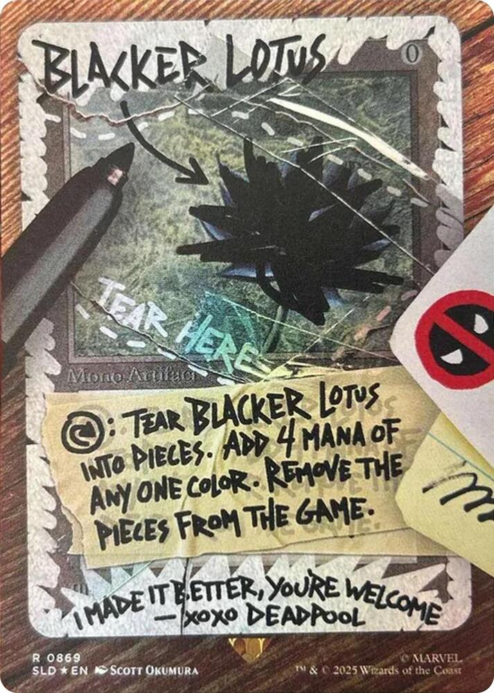 Blacker Lotus (Rainbow Foil) [Secret Lair Drop Series - 869]