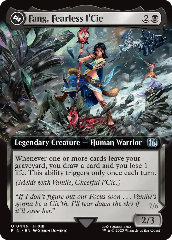 Fang, Fearless l'Cie (Extended Art) [FINAL FANTASY - 446]
