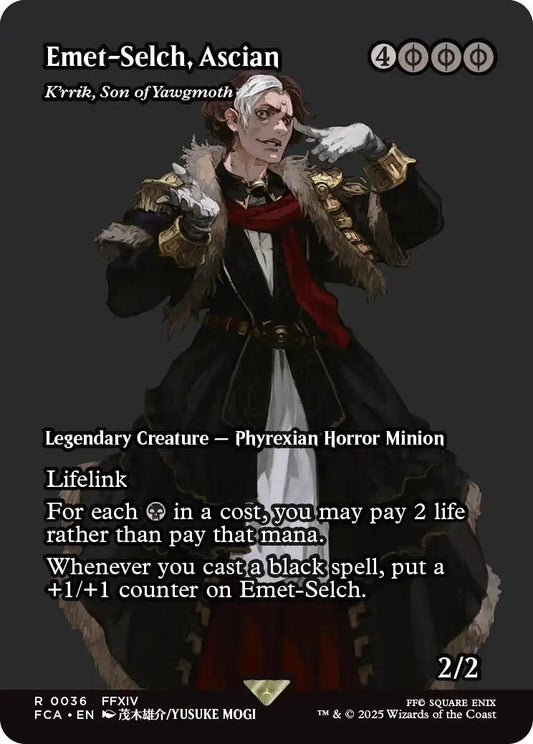 Emet-Selch, Ascian - K'rrik, Son of Yawgmoth (Showcase)