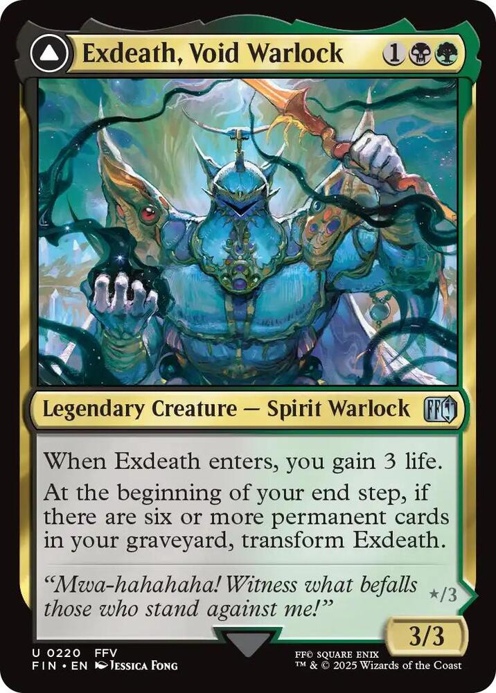 Exdeath, Void Warlock [FINAL FANTASY - 220]
