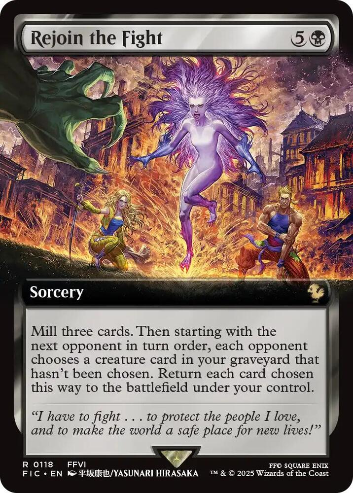 Rejoin the Fight (Extended Art) [Commander: FINAL FANTASY - 118]