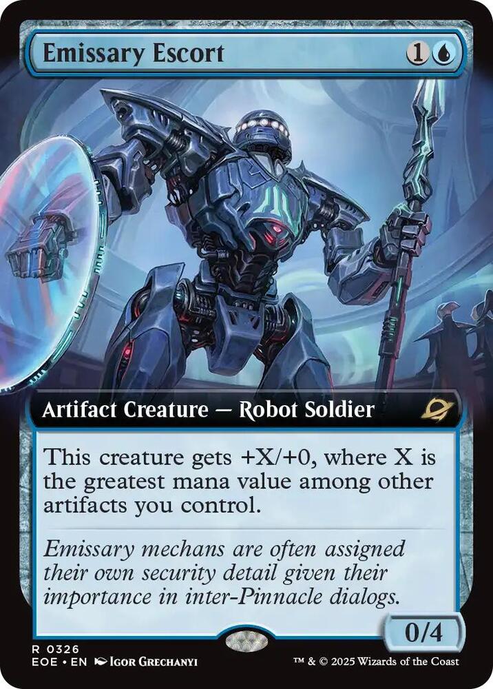 Emissary Escort (Extended Art) [Edge of Eternities - 326]