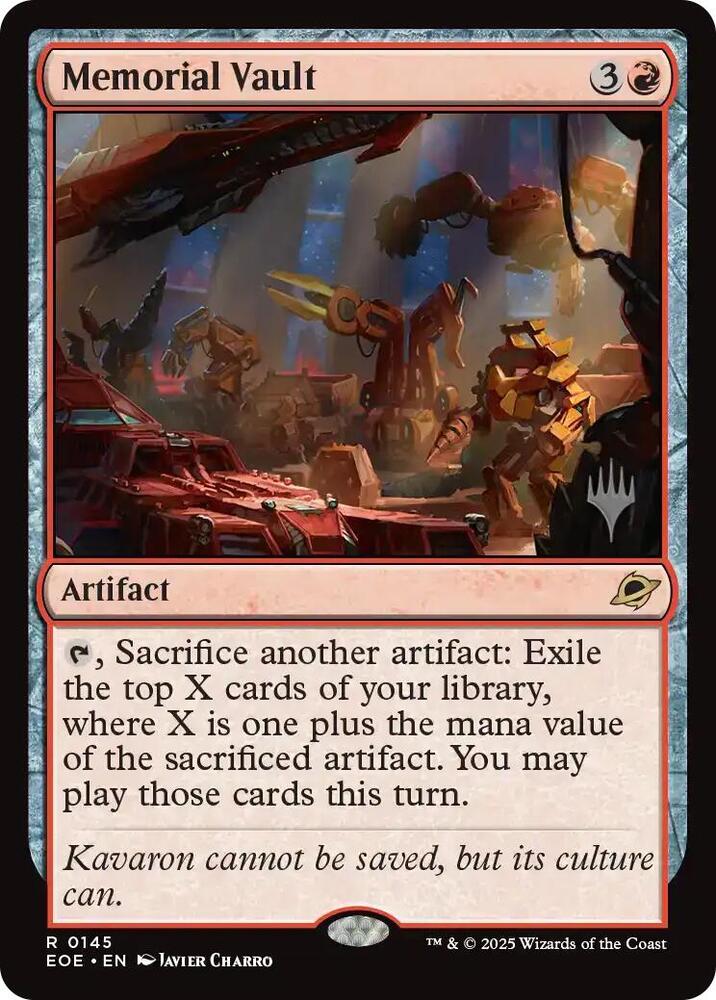 Memorial Vault [Promo Pack: Edge of Eternities - 145]