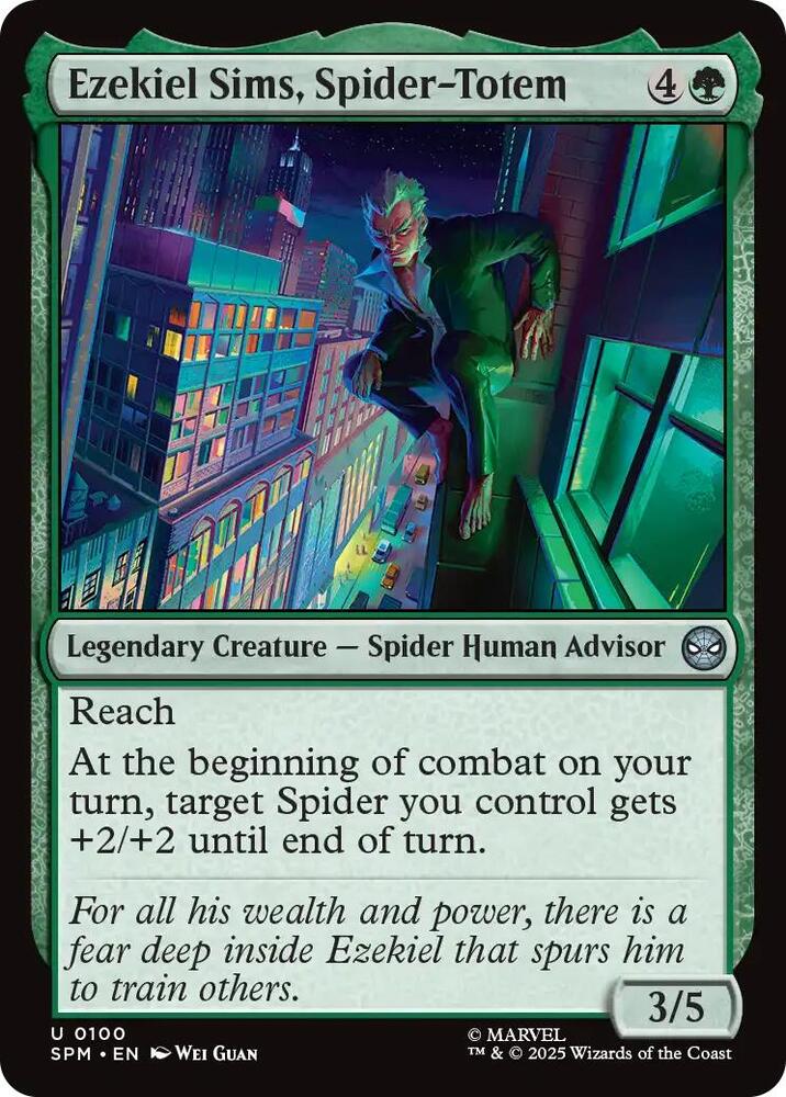 Ezekiel Sims, Spider-Totem [Marvel's Spider-Man - 100]