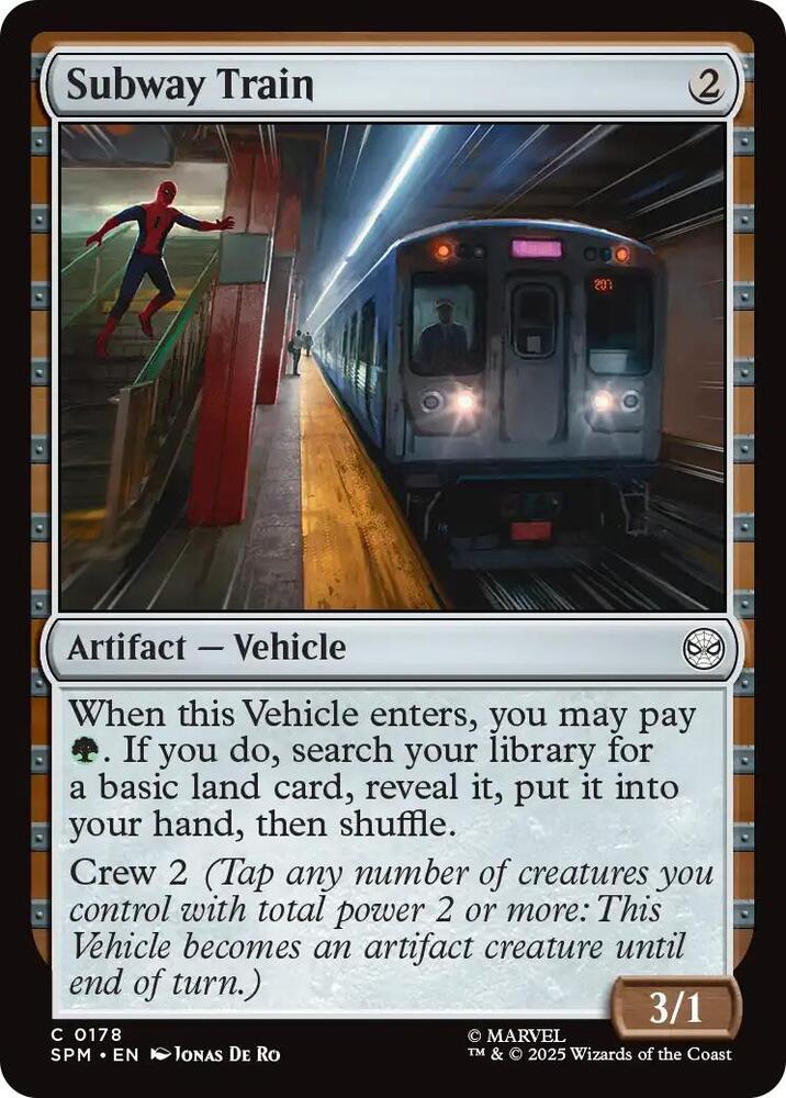 Subway Train [Marvel's Spider-Man - 178]