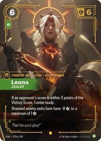 Leona, Zealot (Alternate Art) [Origins - 079a/298]