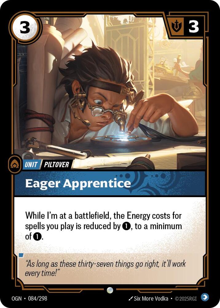 Eager Apprentice [Origins - 084/298]