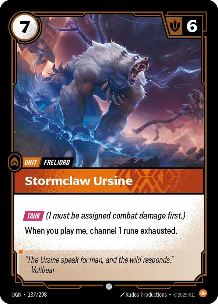 Stormclaw Ursine [Origins - 137/298]