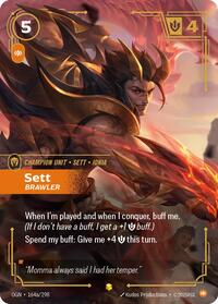 Sett, Brawler (Alternate Art) [Origins - 164a/298]