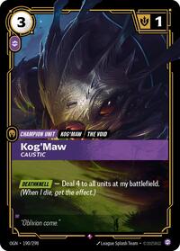 Kog'Maw, Caustic [Origins - 190/298]