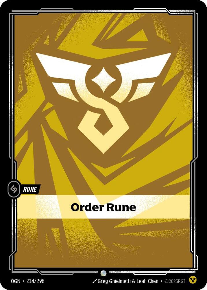Order Rune [Origins - 214/298]