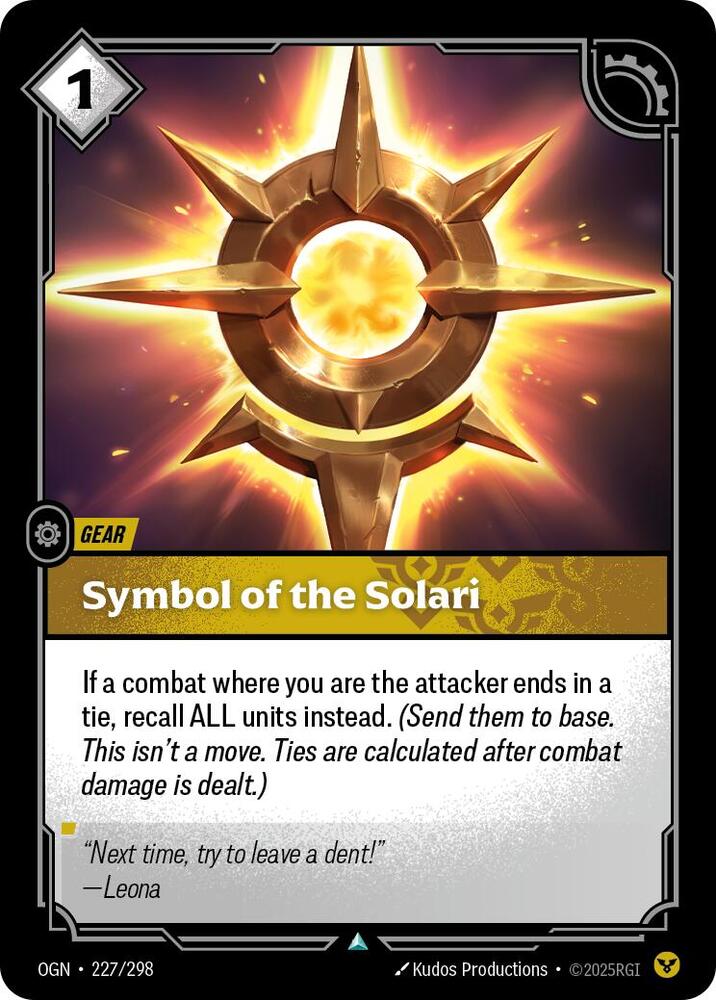 Symbol of the Solari [Origins - 227/298]
