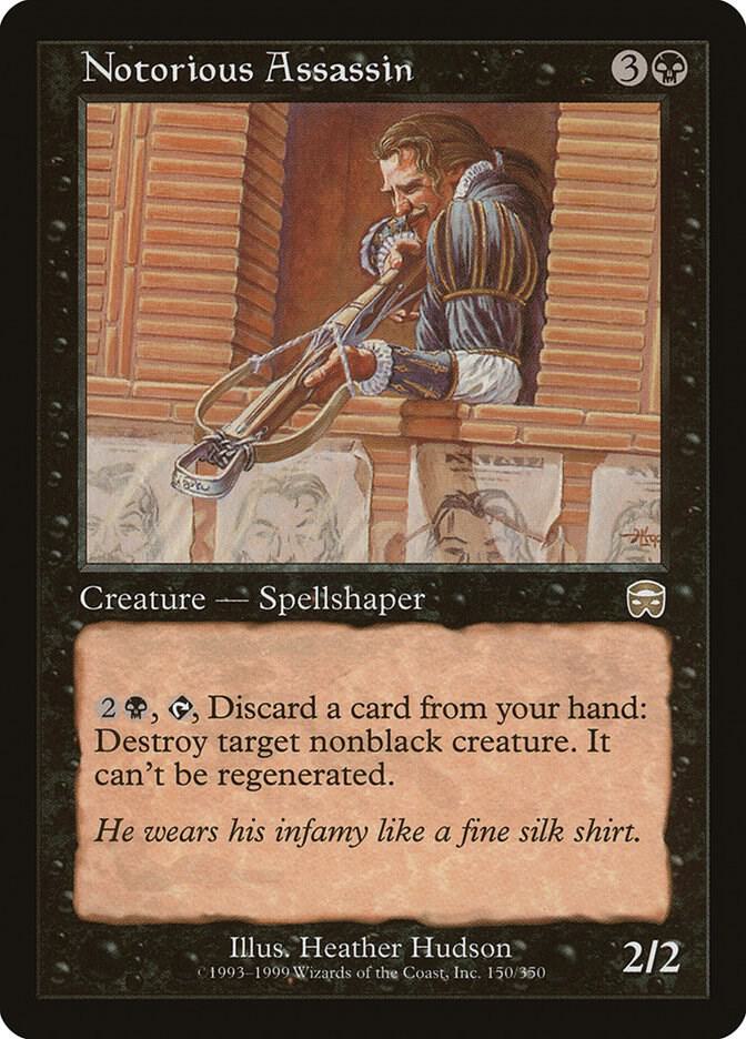 Notorious Assassin [Mercadian Masques - 150]