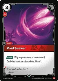 Void Seeker [Riftbound Organized Play Promotional Cards - 024/298]