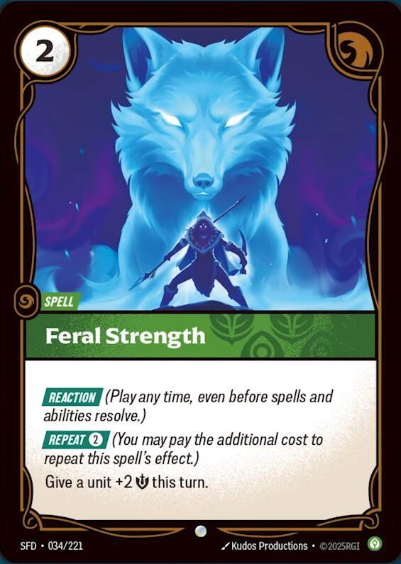 Feral Strength [Spiritforged - 034/221]