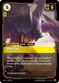 Rek'Sai, Swarm Queen [Spiritforged - 170/221]