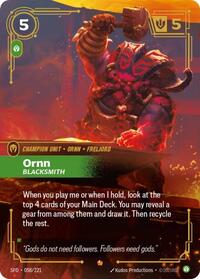 Ornn, Blacksmith [Spiritforged - 058/221]