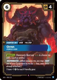 Ornn, Forge God [Spiritforged - 085/221]