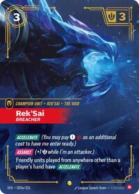 Rek'Sai, Breacher (Alternate Art) [Spiritforged - 029a/221]