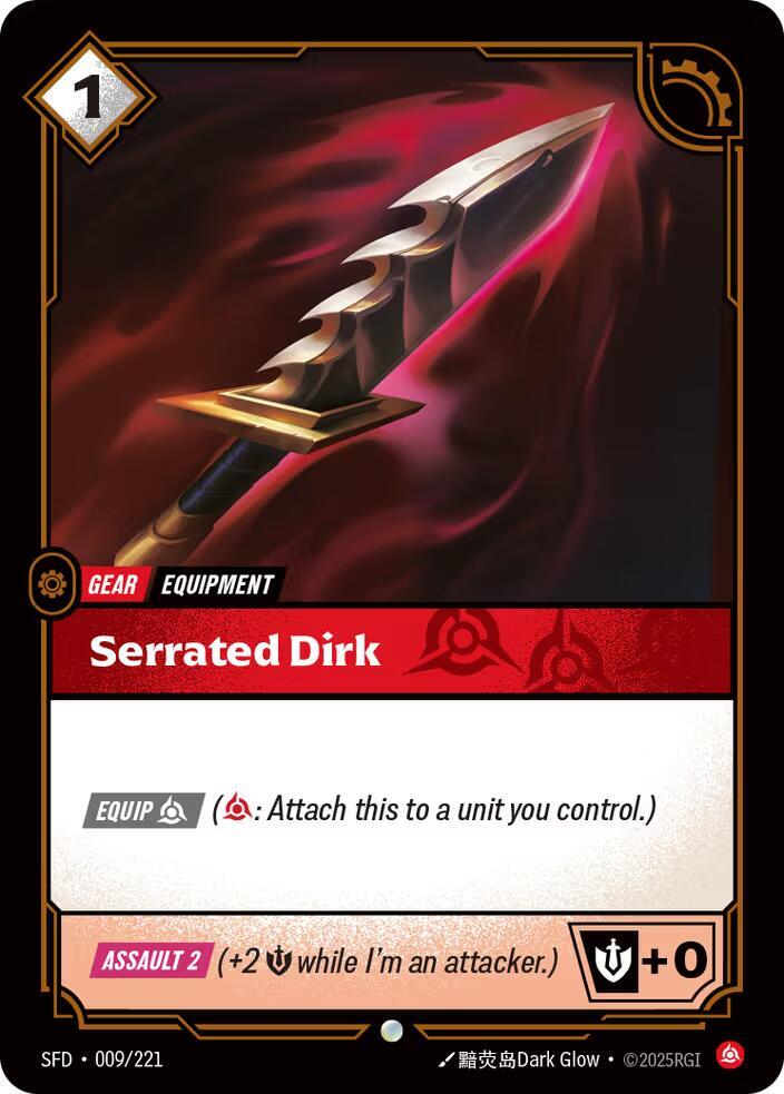 Serrated Dirk [Spiritforged - 009/221]