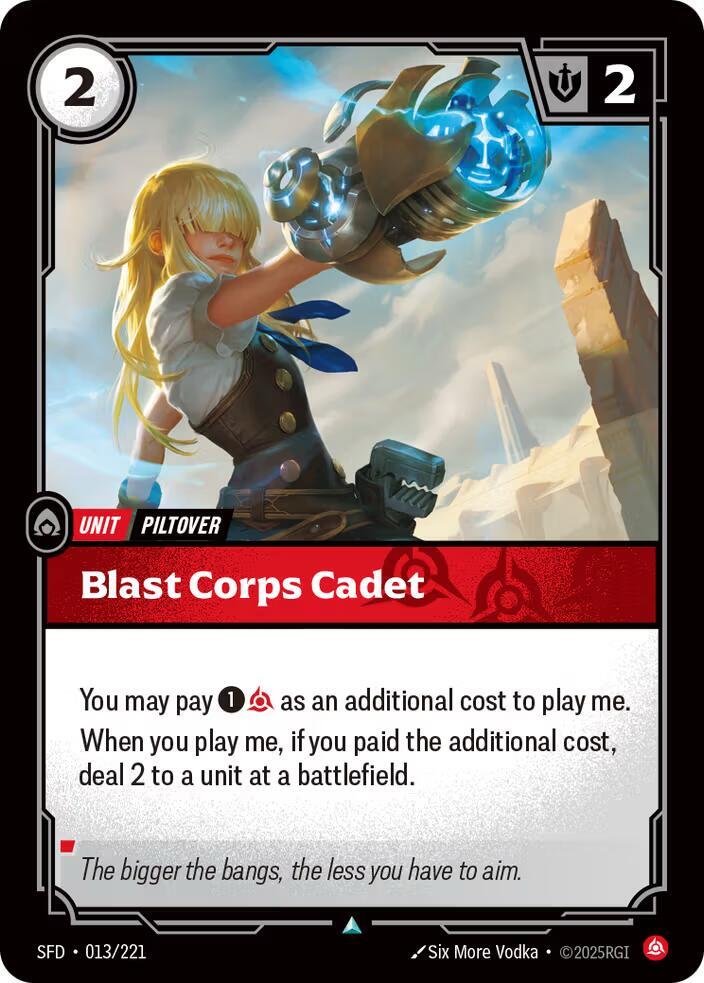 Blast Corps Cadet [Spiritforged - 013/221]
