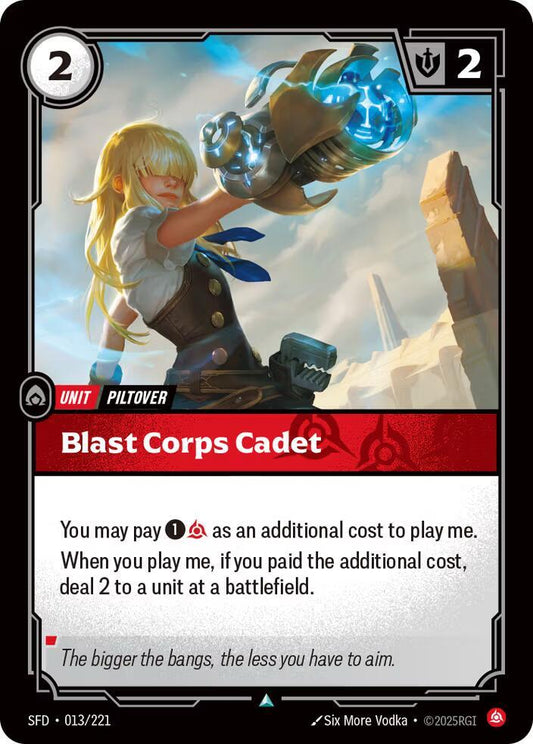 Blast Corps Cadet [Spiritforged - 013/221]