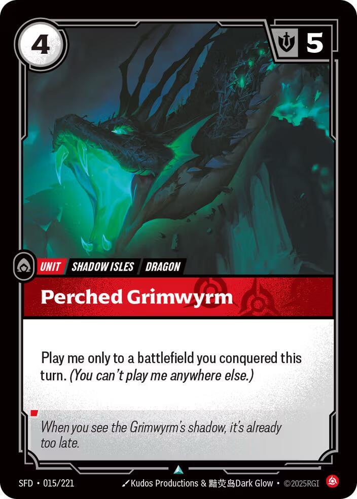 Perched Grimwyrm [Spiritforged - 015/221]