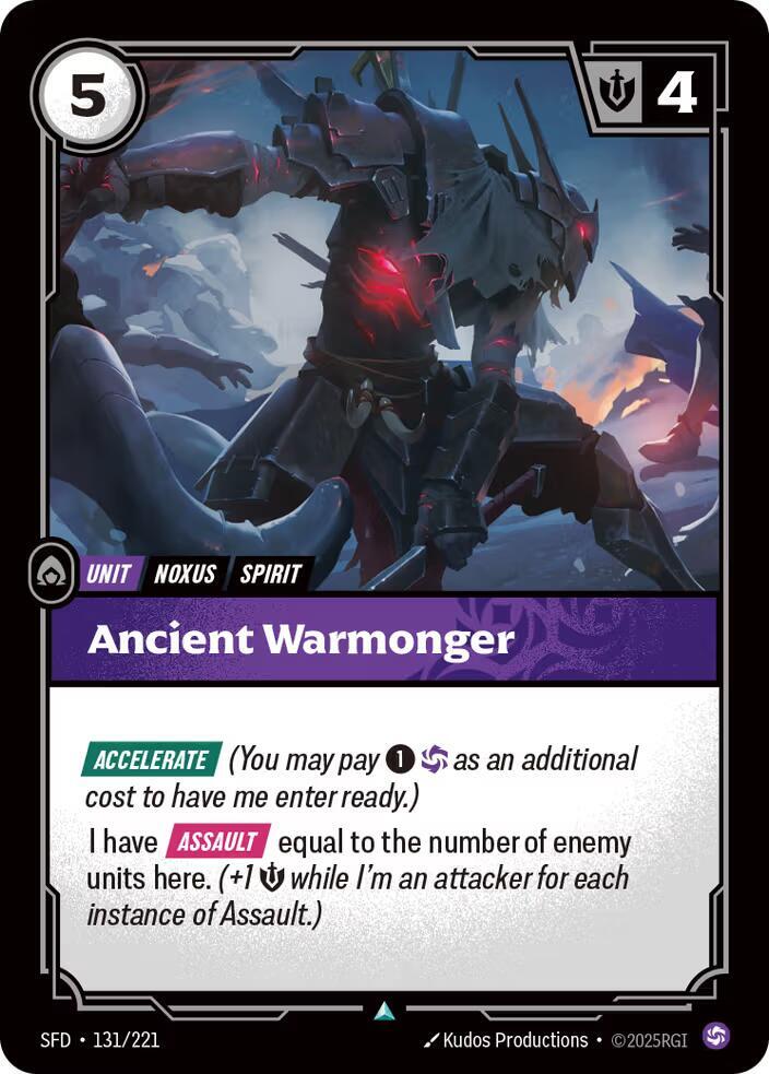 Ancient Warmonger [Spiritforged - 131/221]