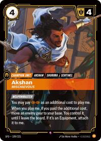 Akshan, Mischievous [Spiritforged - 109/221]