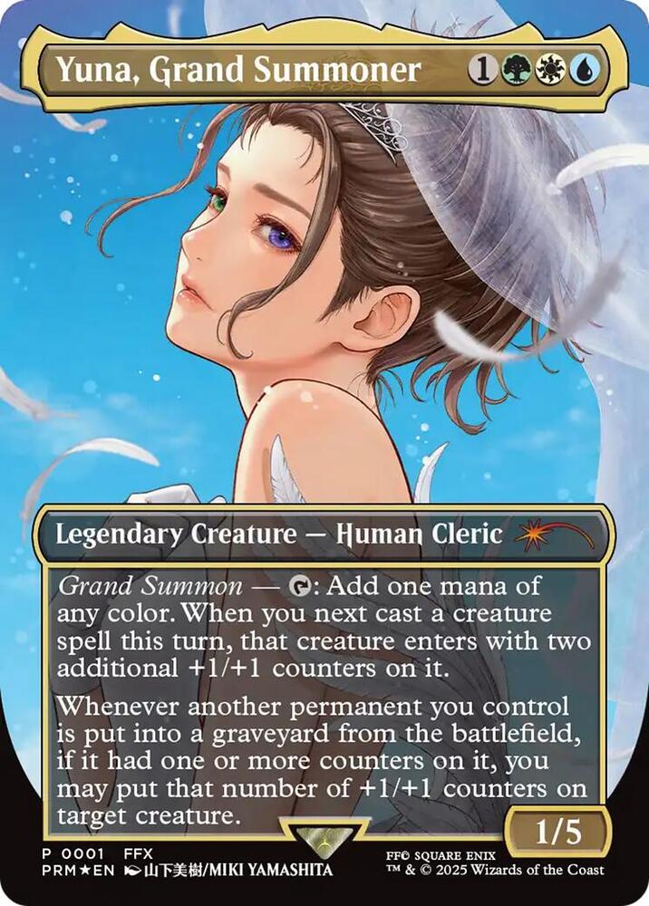 Yuna, Grand Summoner (Borderless) [WPN & Gateway Promos - 1]