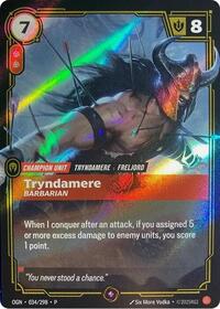 Tryndamere, Barbarian [Riftbound Organized Play Promotional Cards - 034/298]
