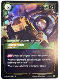 Blitzcrank, Impassive [Riftbound Organized Play Promotional Cards - 067/298]