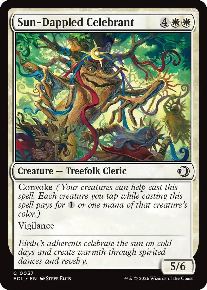 Sun-Dappled Celebrant [Lorwyn Eclipsed - 37]