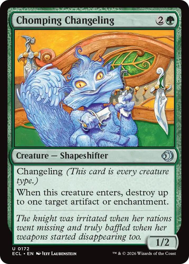 Chomping Changeling [Lorwyn Eclipsed - 172]