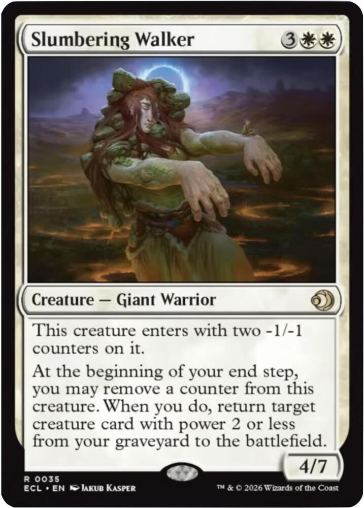 Slumbering Walker [Lorwyn Eclipsed - 35]
