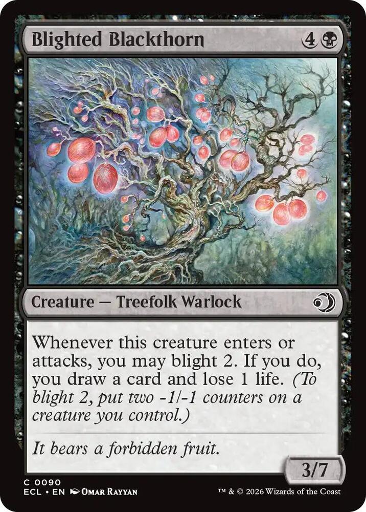 Blighted Blackthorn [Lorwyn Eclipsed - 90]