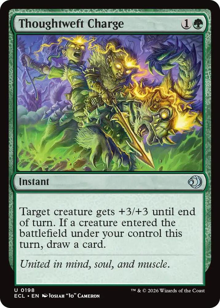 Thoughtweft Charge [Lorwyn Eclipsed - 198]