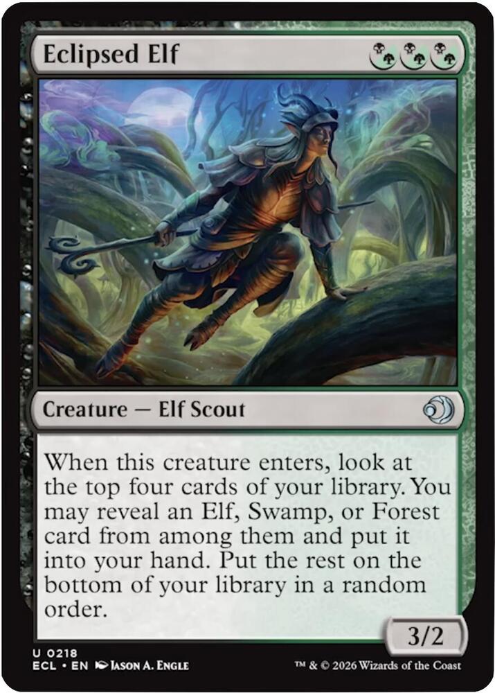 Eclipsed Elf [Lorwyn Eclipsed - 218]