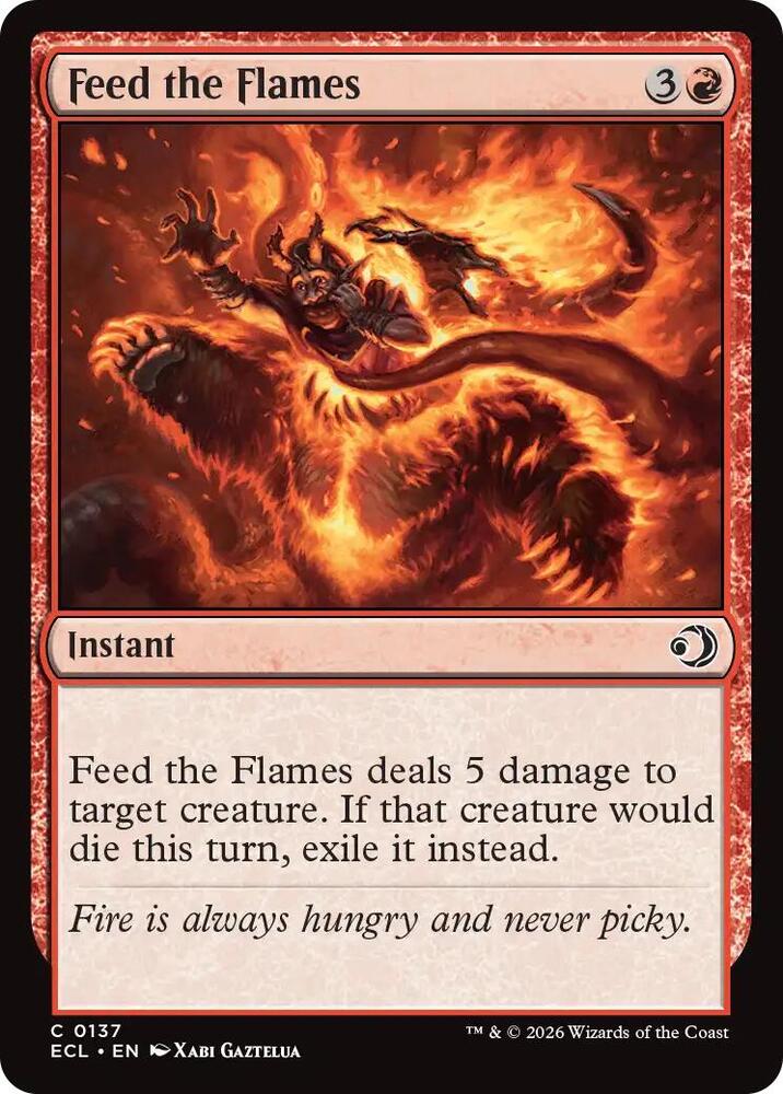 Feed the Flames [Lorwyn Eclipsed - 137]