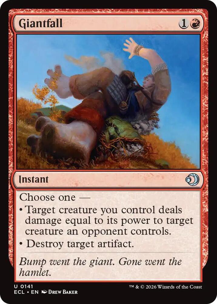 Giantfall [Lorwyn Eclipsed - 141]