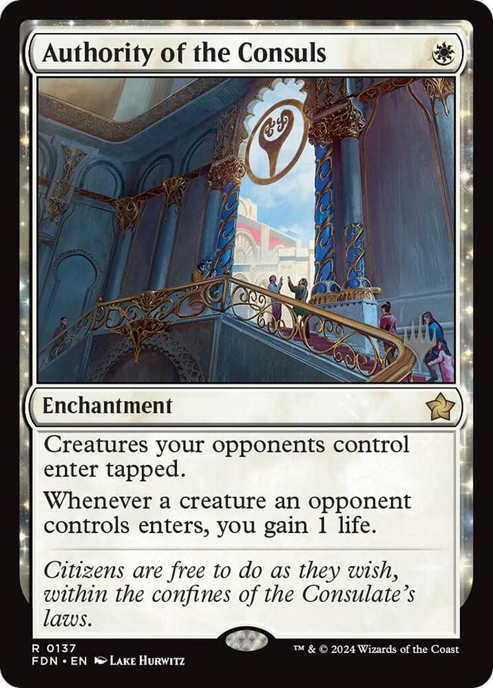 Authority of the Consuls [Promo Pack: Lorwyn Eclipsed - 137]